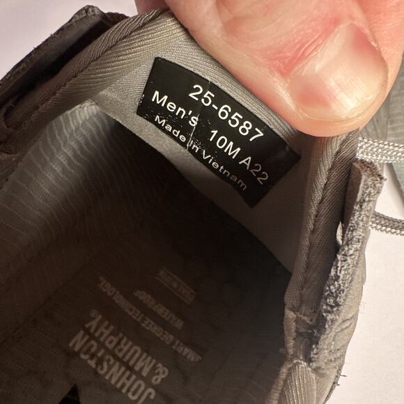 TR1 LUXE MEN'S SHOES SIZE 10 M GRAY NUBUCK LACE UP Johnston & Murphy - Picture 8 of 8